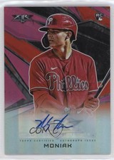 2021 Topps Fire Auto Magenta 2/25 Mickey Moniak #AV-MM Auto 1m8