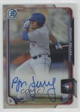 2015 Bowman Chrome Prospects Refractor 80/499 Rowdy Tellez #BCAP-RT Auto 06z2