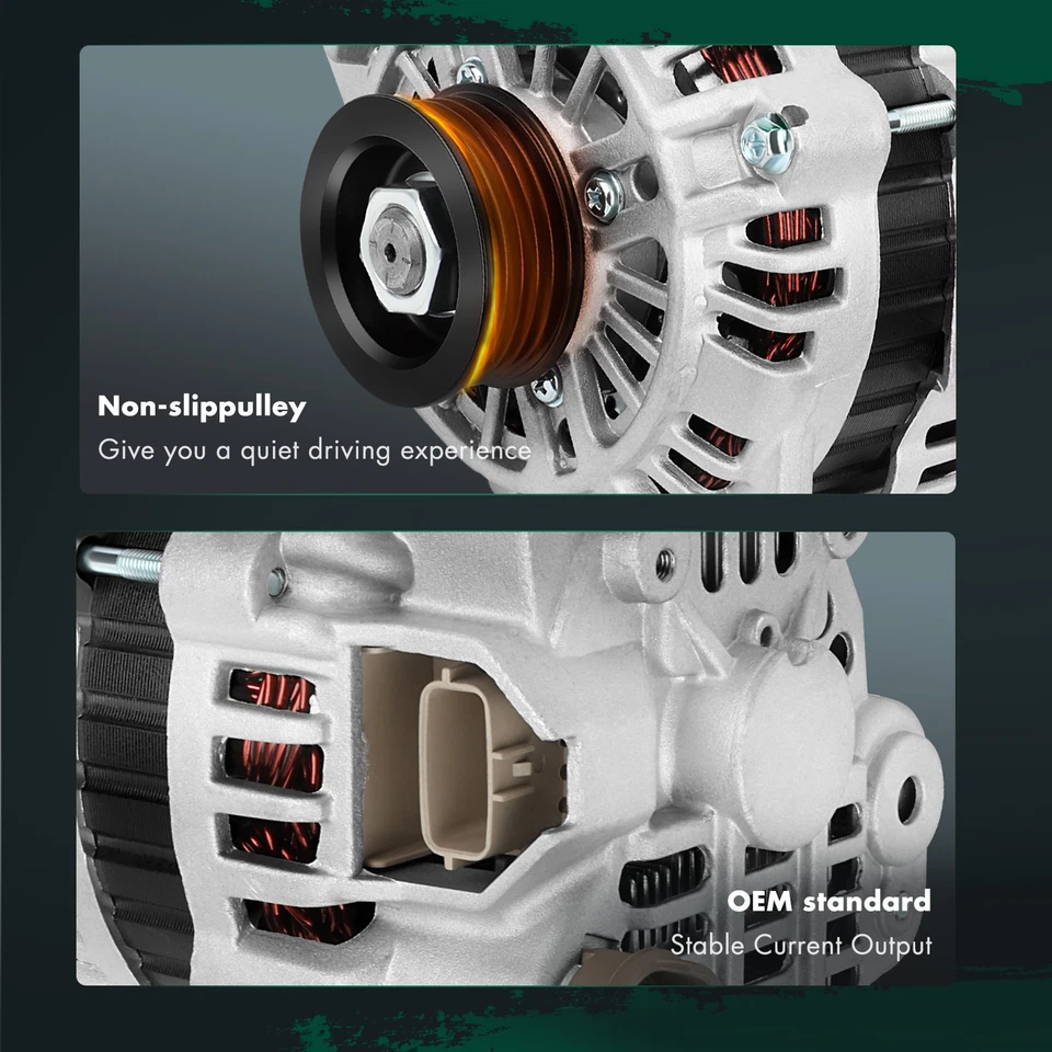 Alternador Mirage 1,5 L 13840 para Mitsubishi Eclipse 2000-2005 2,4 L 2000-2002 Foto 4 de 4