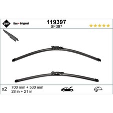 SWF 119397 Scheibenwischer f&uuml;r MERCEDES BENZ R KLASSE GL M W251 V251 X164 W164