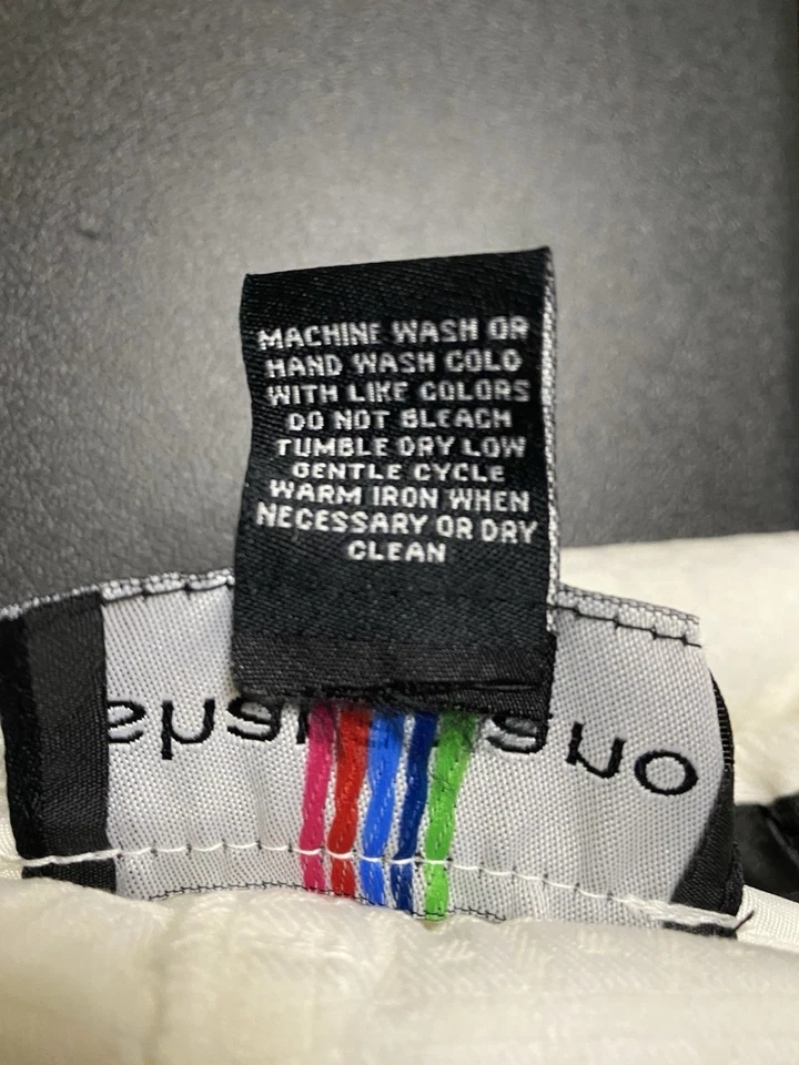 Pantalones de vestir elásticos para mujer SHARAGANO blancos con patrón cuadrado talla 8 precio de venta sugerido por el fabricante 58 USD nuevos con etiquetas Foto 4 de 4