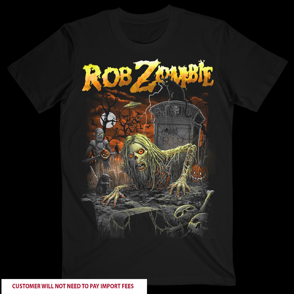 Vtg Rob Zombie Hellbilly Deluxe Shirt Gift Funny Black S-5XL VK037