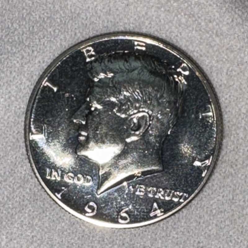 1964 Kennedy Half Dollar 50C Philadelphia Business Strike 90% Silver KM#202
