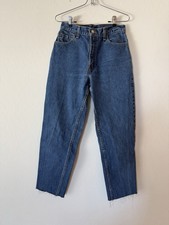VTG Levi's 550 Jeans Womens 10 Long Blue Relax Fit Tapered Leg 5 Made in USA