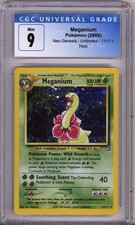 Pokemon Neo Genesis Meganium CGC Mint 9 (2000)