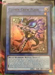 Clown Crew Flair (BLZD-EN029) - Super Rare - 1st Edition