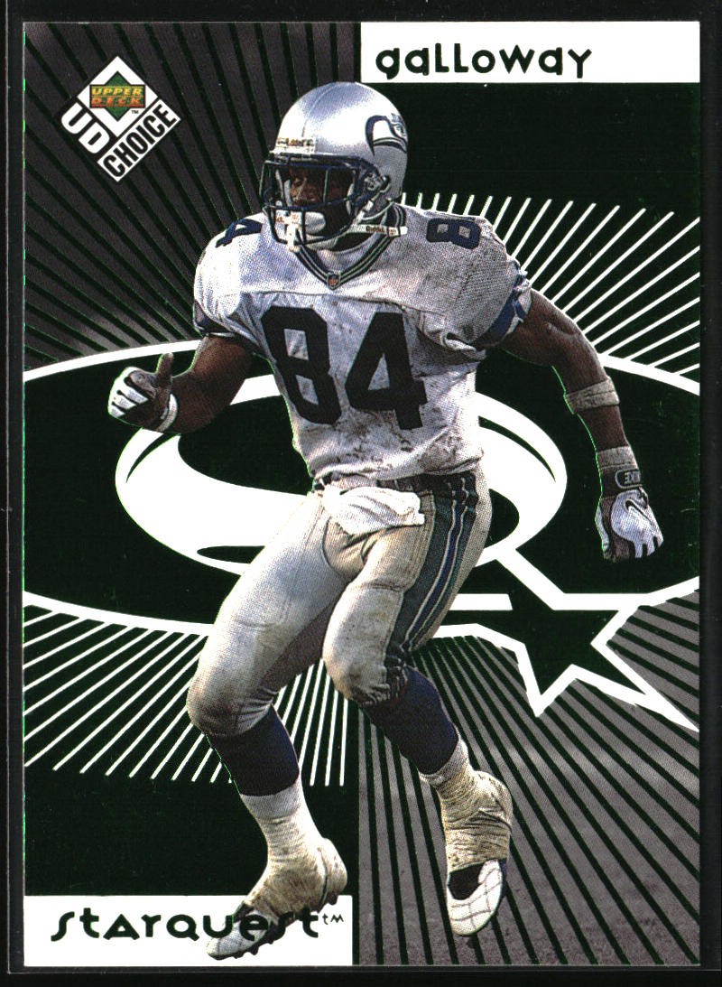 1998 UD Choice #14 Joey Galloway StarQuest Green