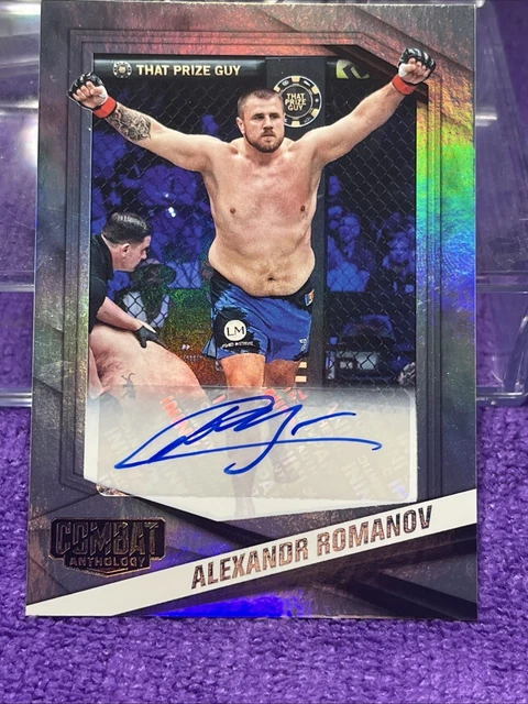 2025 Panini Combat Anthology Autograph Alexandr Romanov Auto