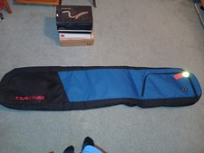 DAKINE TRAM 190CM SKI /SNOWBOARD BAG - BLACK AND BLUE - EXCELLENT USED CONDITION