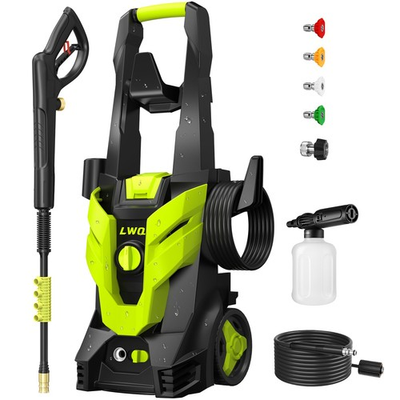 #ad Pressure Washer Power Washer with 4 Quick Connect Nozzles High Pressure Cle... $188.93