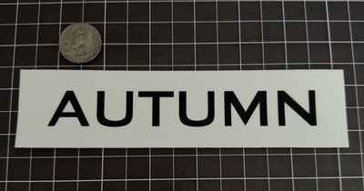 Autumn Headwear Black White Sticker Snowboard
