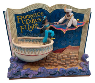 Disney Traditions Aladdin "Romance Takes Flight" Storybook Figurine C76 O120