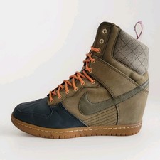 NIKE DUNK SKY HI SNEAKERBOOT WEDGE SIZE UK 7 EUR 41 (616715 300)