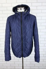GAASTRA PR-G Air Storm Hooded Jacket Mens L Quilted Navy Zip Nautical Sailing