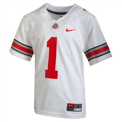 Nike Ohio State Buckeyes Preschool Untouchable Football Jersey - #1 - White