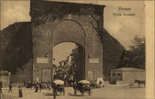 Porta Romana Firenze Tuscany Italy vintage postcard r218