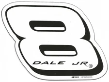 DALE EARNHARDT JR. #8 DIE-CUT MAGNET ~ 2007 NASCAR DRIVERS SELECT ~ BRAND NEW