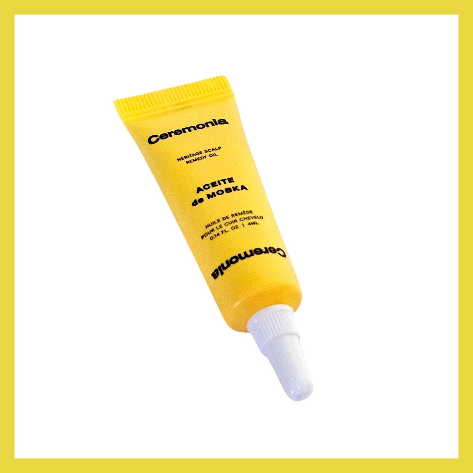 Масло для ухода за кожей головы Ceremonia Aceite de Moska, 4 мл, 14 унций, Новый дорожный размер