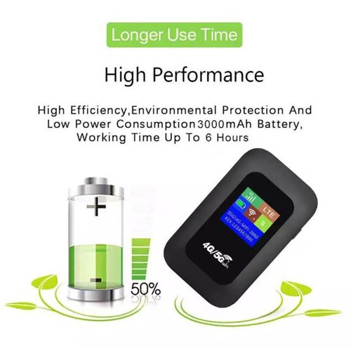 Wireless 4G 5G LTE Mobile Hotspot Router Unlocked - WLAN Portable MiFi Broadband - Bild 3 von 5
