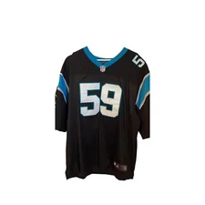 NWOT Kuechly Panthers OnField Limited Vaper Stitched NFL Football Jersey 4XL/60