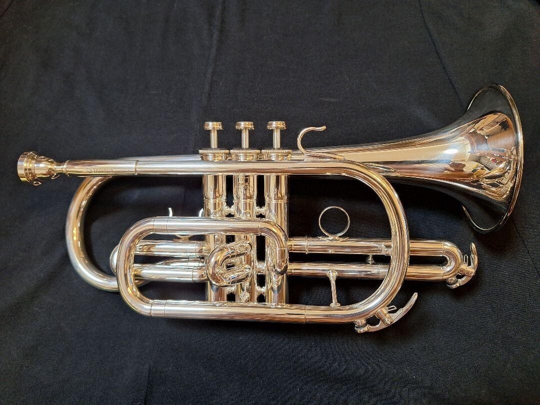 YAMAHA YCR-733 コルネット【美品】　ヤマハ Yahoo!オークション - YAMAHA ヤマハ コルネット YCR-733 日野