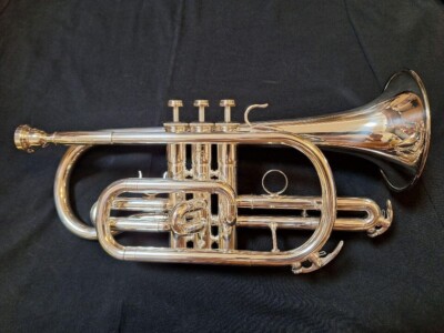 中古　コルネット　ヤマハ　YCR-733 YAMAHA YCR-733 Cornet Silver Plated Professional Model with