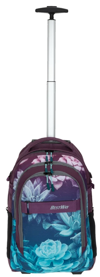 Schultrolley Mädchen Bestway Trolley Rucksack Evolution Packer 40244 Flower +r - Bild 3 von 4