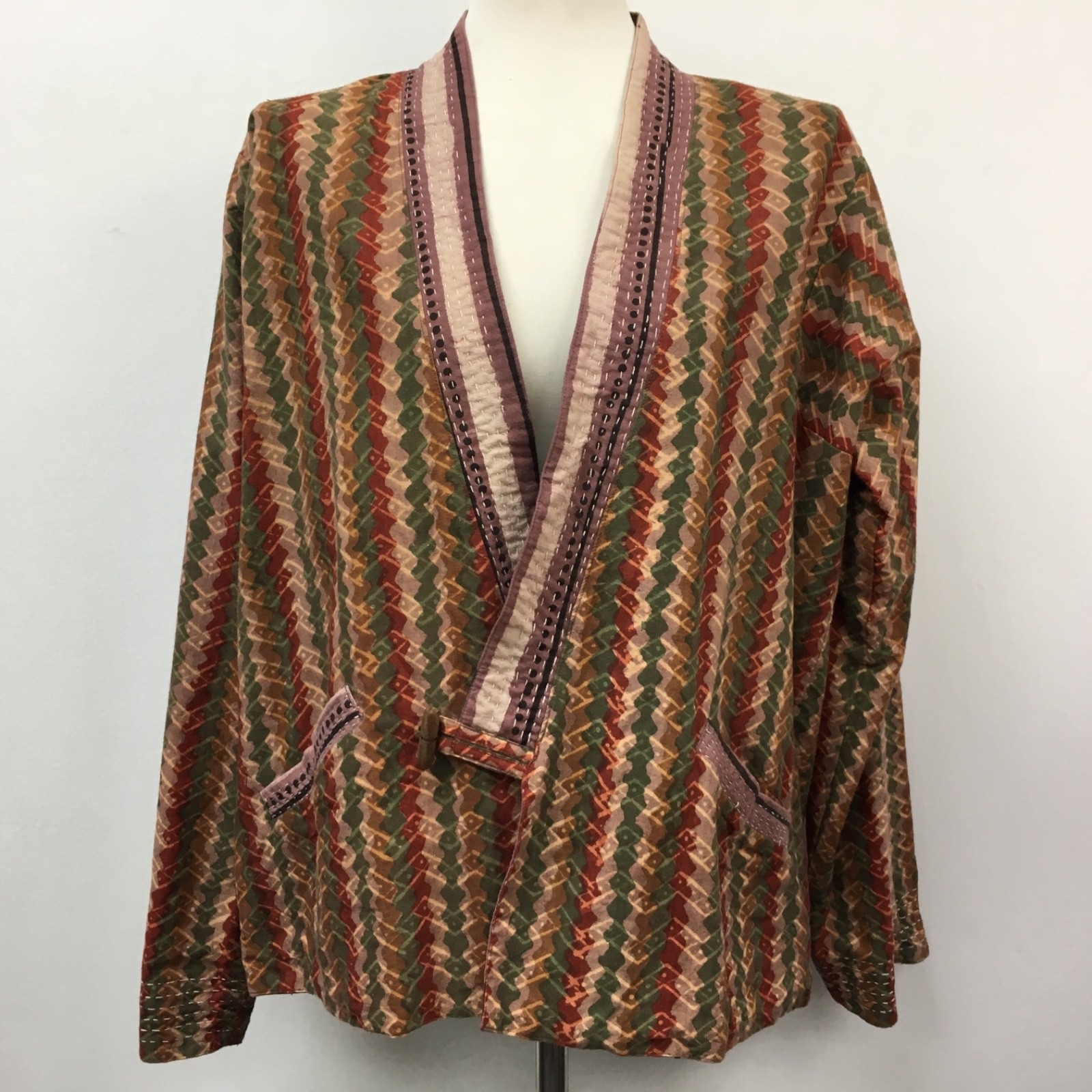 Chico's Women's Light Jacket Medium Multi-color R… - image 5