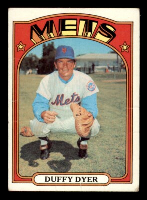 1972 Topps Baseball #127 Duffy Dyer VG *d2