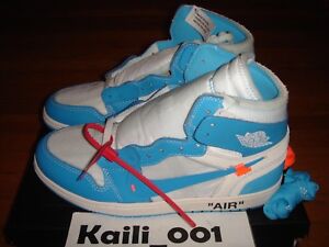 jordan unc x off white