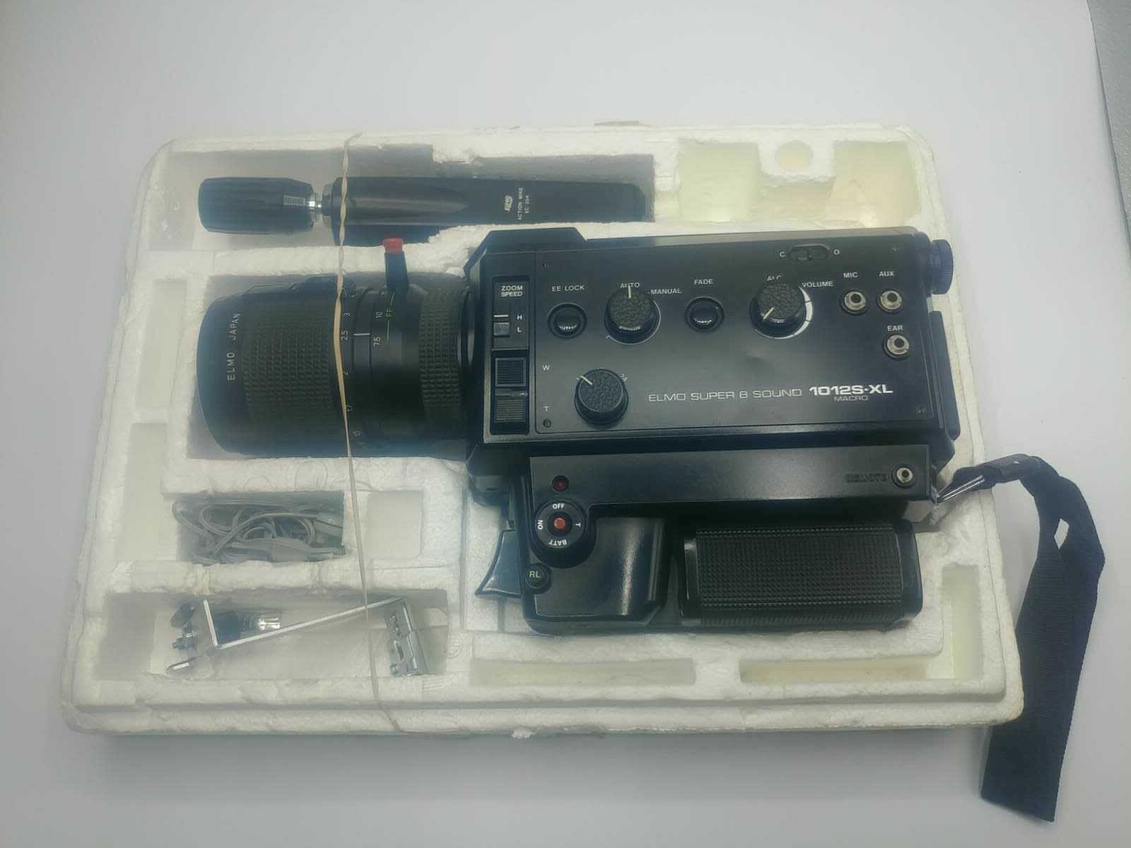 Complete Elmo Super 8 Sound 1012S-XL Camera in Original Styrofoam box  TESTED ! | eBay