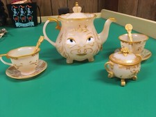 Disney Beauty And The Beast Enchanted Objects Play Tea Set Toy