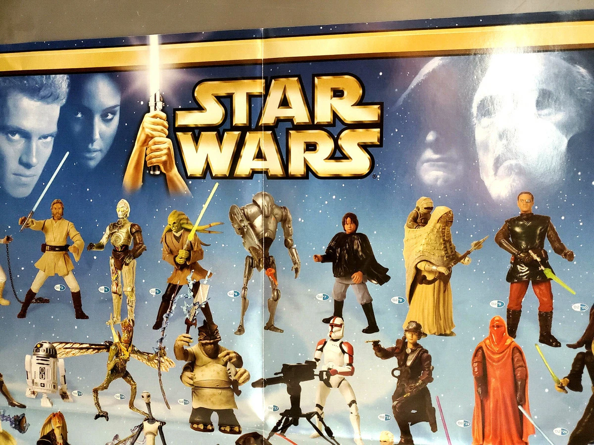 2002 Star Wars Hasbro Attack Clones Action Figure Promotional Ad
