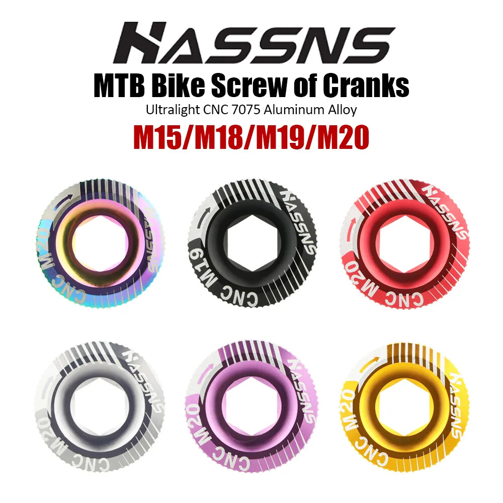 Juego de bielas con tapa de manivela de bicicleta MTB 2 piezas M15/M18/M19/M20