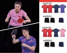 LiNing Li-Ning 2021 Table Tennis Shirt/Shorts, New, US