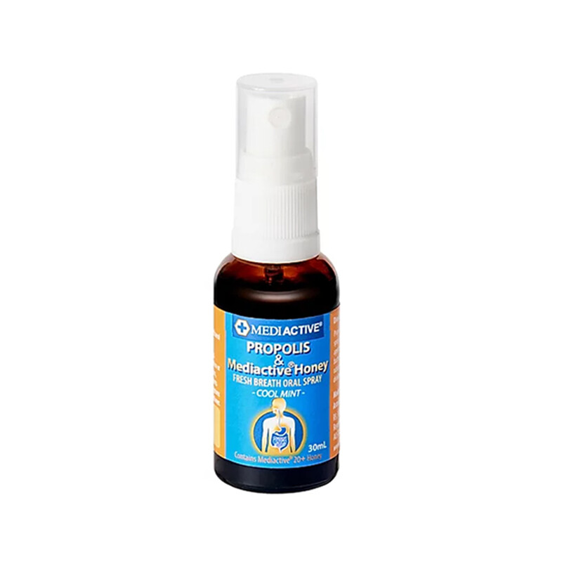 Oral care – Mediactive Propolis & 20+Honey Freshener Spray 30ml 