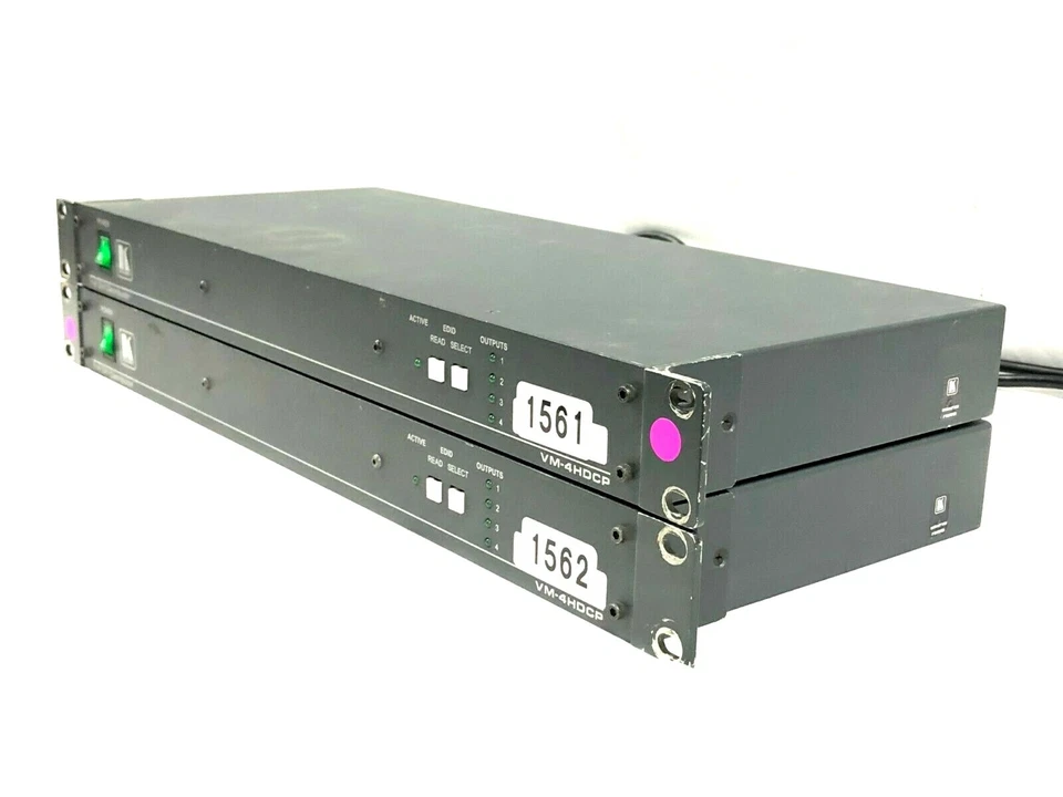 Kramer VM-4 HDCP DVI Distribution Amplifier #1560-#1562 (One) - Image 3 of 4