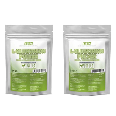 DDN L-Glutathion 100g Pulver reduziert fermentiert (pflanzlich, reduced/bioaktiv)