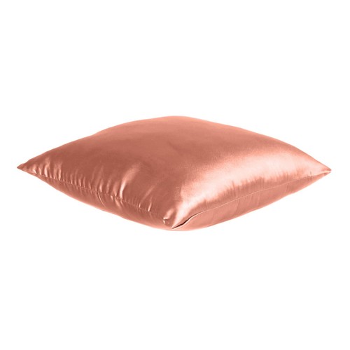 Satin Throw Pillow Solid Color Square Home Sofa Decor Pillow Cushion Cover 18x18 - Picture 120 of 165
