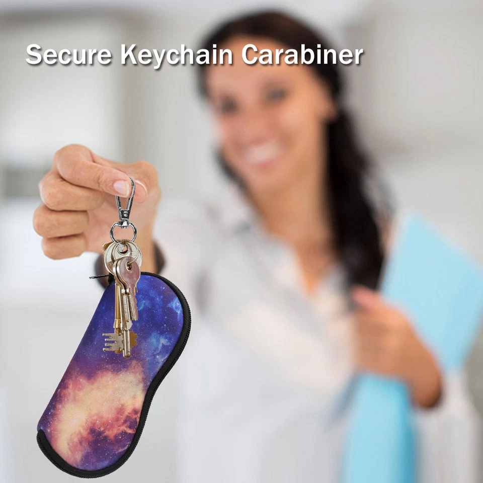 Portátil Antiarañazos A Prueba de Polvo Neopreno Cremallera Gafas Estuche Bolsa Foto 4 de 4