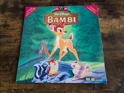 Walt Disney's Masterpiece Bambi 55th Anniversary THX Laserdisc édition limitée