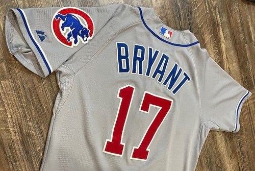 Kris Bryant Chicago Cubs Majestic Coolbase Authentic Jersey 40 - Picture 2 of 9