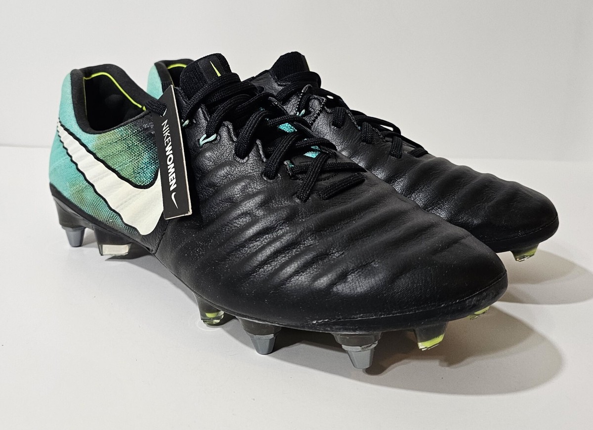 シューズ NIKE LEGEND 7 ELITE FG Nike Tiempo Legend 7 Elite FG Womens Shoes Black Aqua Size