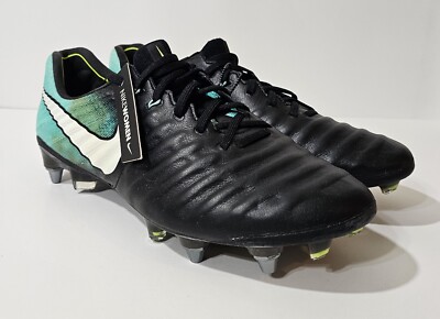 Nike Tiempo Legend 7 Elite FG Womens Shoes Black Aqua Size 8.5 | eBay