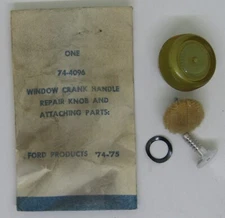 NEW FORD MOTOR COMPANY GENUINE OEM WINDOW HANDLE REPAIR KNOB PART NO. 74-4096