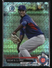 Oscar De La Cruz 2017 Bowman Chrome Mojo Refractor #BCP72  Baseball Card