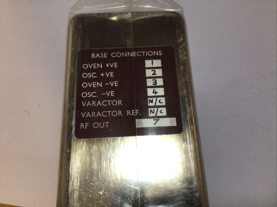 NOS 24 Volt Marconi Crystal Oscillator p/n F3133-01 qty 1 (G/3) - Image 4 of 4