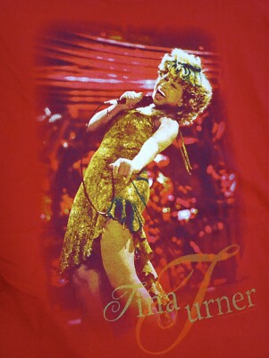 Vintage Tina Turner Shirt XL Twenty Four Seven 24/7 Concert Tour
