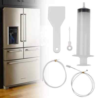 5 Stück/Set Kühlschrank Abfluss Entsperrer Reiniger Flexibles Abflussloch Verstopfung Entferner Werkzeug