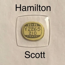 NOS Vintage 1930s Hamilton Scott Glass Watch Crystal